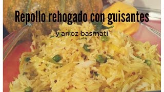 Receta de Repollo guisado  Dieta Disociada  Arroz basmati con repollo [upl. by Lonee]