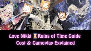 Love Nikki⌛️Ruins of Time Guide  Get Free Background  Cost of Hell Event Gameplay  Nikkis Pinky [upl. by Neelat]