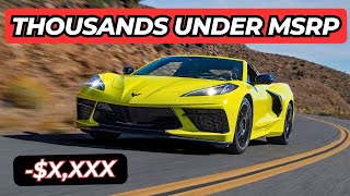 2024 C8 Corvettes already BELOW Sticker Z06s coming WAY DOWN [upl. by Scheer]