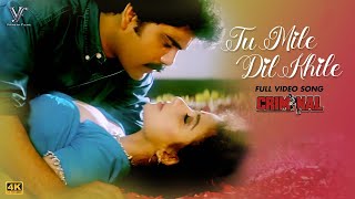 Tu Mile Dil Khile  Song Full 4K Video  Criminal Movie  Kumar Sanu Alka Yagnik Chitra [upl. by Pablo]