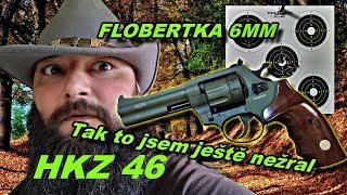 HKZ 46  Recenze a test revolveru Alfa 641 Flobert 6mm [upl. by Annaek]