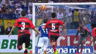 Gol espetacular de Ã‰verton Ribeiro Cruzeiro 2x1 Flamengo 21082013 [upl. by Hollister220]