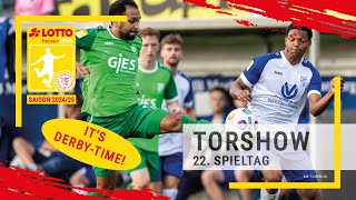 Torshow 22 Spieltag LOTTO Hessenliga 202425 [upl. by Fisoi468]