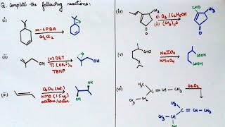 Oxidation of Hydrocarbons  MSc Final Year  Specialization in Organic Chemistry  PYQ [upl. by Ekaterina]