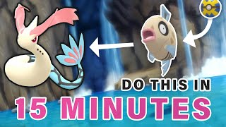 Where to get a Feebas and How to Evolve into Milotic ► Pokemon Brilliant Diamond  BDSP [upl. by Mckinney]