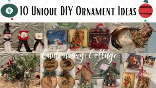 10 SUPER CUTE DIY CHRISTMAS ORNAMENTS TO TRY THIS YEAR [upl. by Elik]