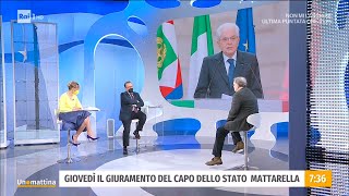 Giovedì il giuramento di Mattarella  Unomattina 31012022 [upl. by Subak]