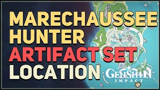 Marechaussee Hunter Artifact Set Location Genshin Impact [upl. by Jorry]