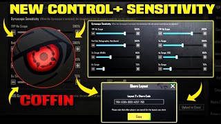 COFFIN SENSITIVITY CODE 2024 amp Coffin New Control CodeBest 4 finger claw control PUBG  BGMI [upl. by Bayer708]