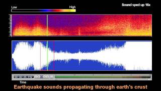 Underwater Microphone Captures Honshu Japan Earthquake [upl. by Esinehs]