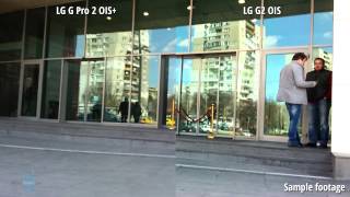 OIS LG G2 vs OIS LG G Pro 2 video comparison [upl. by Ayatal]