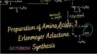 Erlenmeyer Azlactone Synthesis for amino acid [upl. by Khalil]