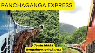 Bengaluru to Gokarna Train journey🚂Panchaganga ExpressWestern Ghats amp Coastal Karnataka beautiful 😍 [upl. by Emya]