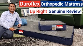 Duroflex Up Right Orthopedic Mattress Genuine Review 2023 [upl. by Booma]