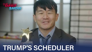 Donald Trumps Official Scheduler  The Daily Show [upl. by Lleda513]