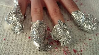 HOW TO REMOVE GEL POLISH ON NATURAL NAILS [upl. by Destinee]