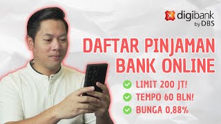 Syarat dan Cara Ambil Pinjaman Bank Online Digibank KTA Terbaru 2024 [upl. by Akelam530]