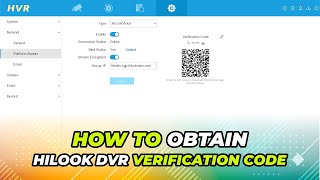 How To Find Hilook DVR Verification Code [upl. by Verda602]