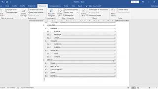 Word  Listas numeradas y Tabla de contenido [upl. by Adnohrahs546]