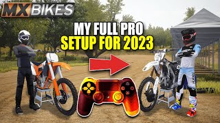 MX Bikes 2023 FULL PRO Setup SettingsControllerCamera [upl. by Hamitaf]