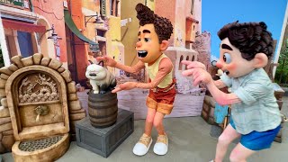 Luca amp Alberto Meet at Pixar Pals Playtime Party During Pixar Fest 2024  Disneyland Resort [upl. by Jere142]