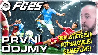 Hraju EA FC 25 Nečekaně Realističtější Fotbal První Dojmy CZ Gameplay [upl. by Ninel]