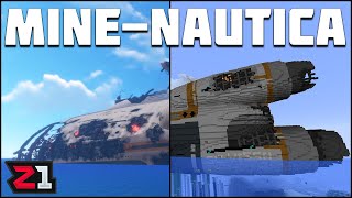 Subnautica AND Minecraft Minenautica Minecraft Mod  Z1 Gaming [upl. by Anyat]