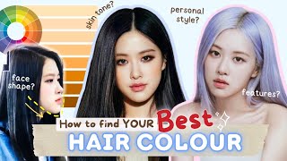 Best HAIR COLOUR For Your Face its more than just SKIN TONE Facial Features amp Structure Style [upl. by Ginnifer]