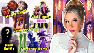 DRESS TO IMPRESS had the BIGGEST HALLOWEEN UPDATE on ROBLOX CODES  LANA LORE [upl. by Artined]