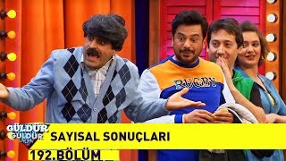 Güldür Güldür Show 192Bölüm  Sayısal Sonuçları [upl. by Yecaj]