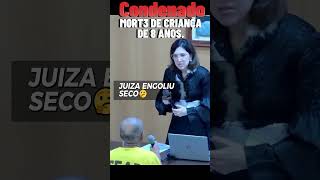 Condenado por Crime indigesto tenta última cartada em juíza tribunal do Júri crime real [upl. by Lilak]