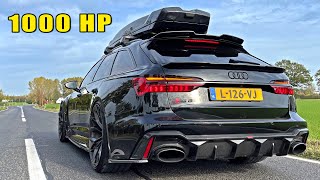 1000HP AUDI RS6 C8  0100 060 POV amp CRAZY SOUND [upl. by Root267]