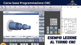 Esempio lezione  Corso base Programmazione CNC [upl. by Naivat251]