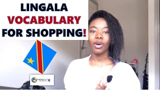 LINGALA VOCABULARY FOR SHOPPING LEARN LINGALA VERBS AND THINGS TO BUY [upl. by Annawak]