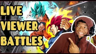 LIVE VIEWER BATTLES COME AT MEEEEEEE 91 DragonBall Legends [upl. by Ibed303]