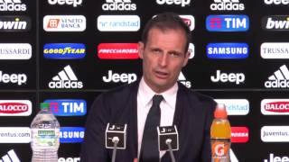 Allegri “Lo scudetto di solito lo vince la miglior difesa” [upl. by Naujled]