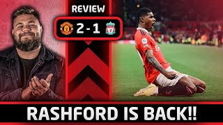 Rashford SHINES As Ten Hag Schools Klopp AGAIN  Manchester United 21 Liverpool  Review [upl. by Melcher]