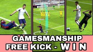 Use quotGAMESMANSHIPquot Skill to win Matches in PES Mobile [upl. by Einama728]