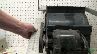 How to align the pulleys on an HVAC blower [upl. by Jacinto912]