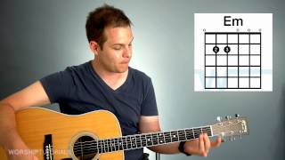 Guitar Lesson  How to play chords in the key of G G C D Em [upl. by Sesom143]