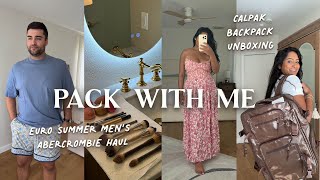 Prep Before Spain  Calpak Terra Duffle Backpack Unboxing Abercrombie Mens Haul amp Most Insane PR [upl. by Young686]