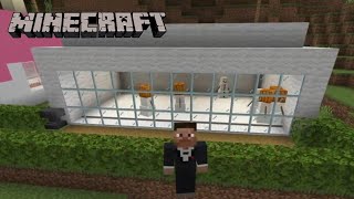 een huis voor sneeuw poppen maaken Minecraft creative [upl. by Ahsinyar]