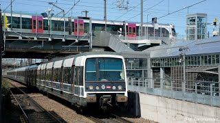 RER B  De Mitry Claye à Gare du Nord [upl. by Hachman]