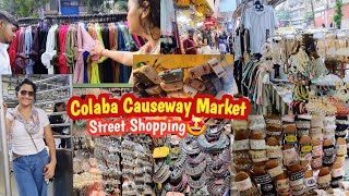 Colaba Causeway Shopping  Best Street Shopping Market of Mumbai 🛍 👌 [upl. by Nywled860]