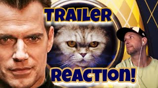 ARGYLE  TRAILER REACTION Henry Cavill Dua Lipa John Cena Bryce Dallas Howard Sam Rockwell 224 [upl. by Hershel787]