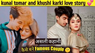 Kunal tomar ft Khushi karki Real Lovestory 😘😍 [upl. by Kirtap]