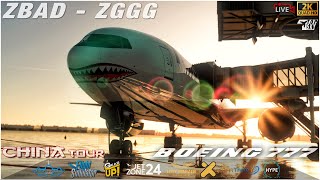 🔴BOEING 777300  Pekin ZBAD  ZGGG Kanton  VATSIM  Newsky  MSFS [upl. by Nuajed]