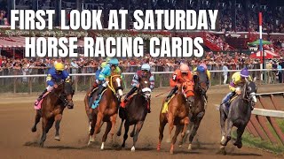 First Look at Saturday Horse Racing Cards [upl. by Wystand]