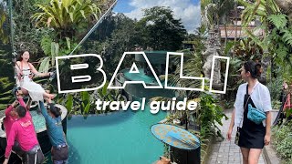 Bali Travel Guide amp Itinerary  2 Weeks in Canggu Ubud Seminyak and Nusa Dua 2024 [upl. by Ursi502]