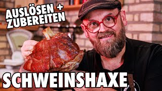 Bierzelthaxe Zuhause selber machen 🍗🔥 Rezept Schweinshaxe [upl. by Allveta529]